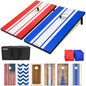 GoSports Portable Cornhole Sets, 8 Styles – Choose 4 x 2 ft or 3 x 2 ft - Boards Include 8 Bean Bags, Travel Case, and Game Rules - style: 4 x 2 ft Classic