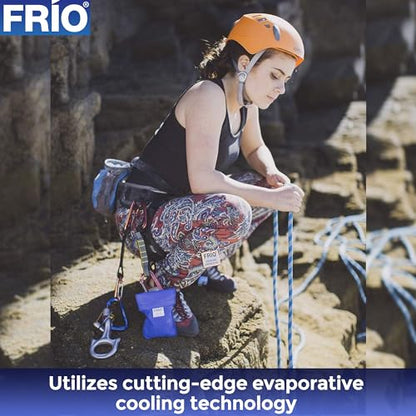 FRIO Cooling Wallet - Insulin Cooler for 45+ Hours of Stress Free On The Go - Blue - Small - color: Blue, size: Small