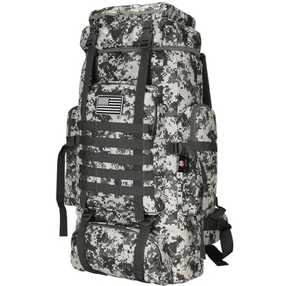 Hiking Backpack for Men 70L/100L Camping Backpack Military Rucksack Molle 3 Days Assault Pack for Climbing | Camping Backpack - color: 70l-graycamo