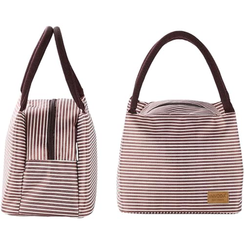 Lunch Bag 4PCS Cooler Foldable Lunch Tote Bag, Reusable Lunch Holder Insulated Container Picnic Bag for Men Women - color: 4PCS