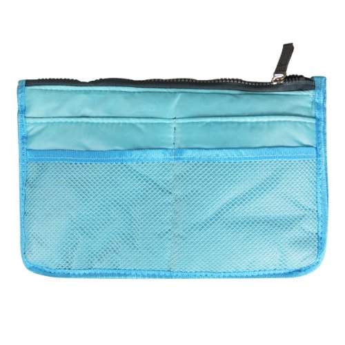 Bag Organizer Purse Insert Handbag Organizer Travel Bag, Blue - color: Blue