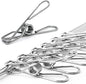 50 Pack Clothes Pins for Hanging Clothes, Stainless Steel ClothesPins Heavy Duty Outdoor Wire Clothes Pins Large Laundry Pins Metal Clips, 2.36inch/6cm