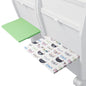 Go-Be Sleeves Airplane Tray Covers for Adults 2-Pack Classics Airplane Tray Covers - Cats/Lime Solid - color: Cats/Lime Solid
