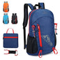 Lywencom Hiking Backpack,21L Sports Lightweight Folding Waterproof Ultra-Light Backpack Suitable for Outdoor Camping Picnic(Navy blue) - color: Navy Blue