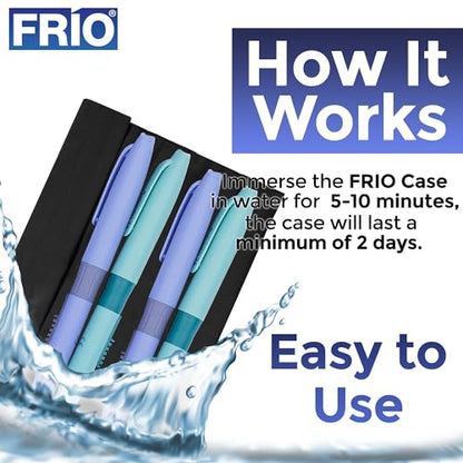 FRIO Cooling Wallet - Insulin Cooler for 45+ Hours of Stress Free On The Go - Black - XL - color: Black, size: XL