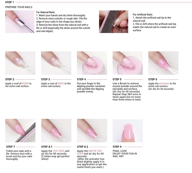 AzureBeauty Dip Powder Nail Kit with Electric Nail Drill, 24 Colors Nude Pink Glitter Nail Powder Starter Kit with Dip Liquids Base Top Coat Activator Portable Manicure French Nail Art Essential Set - color: Nude Pink Glitter