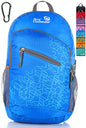 Outlander Packable Handy Lightweight Travel Hiking Backpack Daypack-Light Blue - color: Light Blue, size: 20L