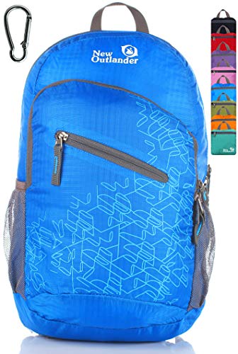 Outlander Packable Handy Lightweight Travel Hiking Backpack Daypack-Light Blue-L - color: Light Blue, size: 33L
