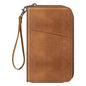Fintie Family Passport Holder Wallet, RFID Blocking Travel Document Organizer Clutch Bag Credit Cards Case Cover for Women Men - color: Brown