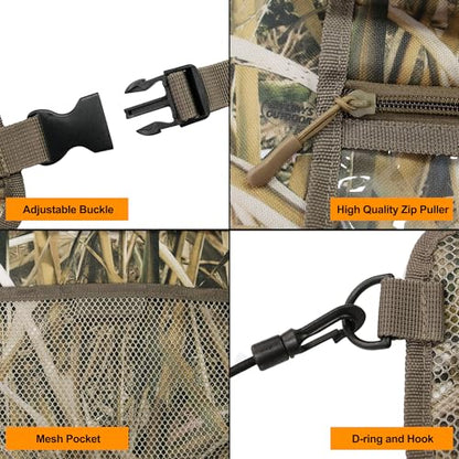 MYDAYS 2 Pack Tactical Seat Back Gun Rack, Camo Front Seat Organizer With Molle Panel Vehicle Holder for Hunting Rifles/Shotguns (Camo2) - color: Camo2