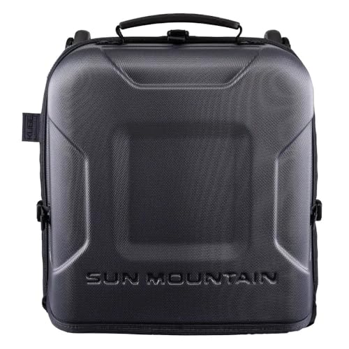 Sun Mountain Kube Golf Travel Bag, 2-Wheel Rolling System-Compact Storage Case - color: Raptor Steel
