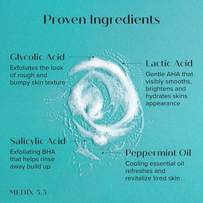 MEDIX 5.5 Best Sellers Travel Kit Skin Care Set - Retinol Body Lotion + Glycolic Acid Exfoliating Body Wash + 20% Vitamin F Body Oil 3PC Skincare Set | Crepey Skin Care Treatment, 3 Piece Travel Kit