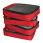 Packing Cubes for Travel Essentials,4 Set Packing Cubes for Suitcases,Lightweight Mesh Luggage Organizer Bag,Red - color: Red