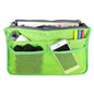 Wrapables® Unisex Bag Insert Organizer, Travel Bag Organizer - Green - color: Green