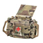 SABADO Rapid/Quick Deploy First Aid Kit Pack Tactical IFAK Pouch Two-Piece System Med Roll Carrier Hypalon Handle Outdoor Sport Hunting Bag - color: CP