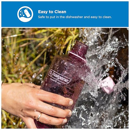 Nalgene 32 oz Narrow Mouth Water Bottle | BPA-Free, Durable & Leak Proof, Lightweight Bottle for Hiking, Gym & Travel, Cherry Blossom - color: Cherry Blossom, size: 32 Ounces