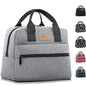HOMESPON Insulated Lunch Bag for Women Men Lunch Box Cooler Lunch Tote for Work Picnic (Grey) - color: Gray