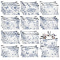 30Pcs Blue and White Floral Makeup Bag Floral Cosmetic Bags Bulk for Women Chinoiserie Wildflower Canvas Travel Toiletry Pouch for Bridesmaids Wedding Bridal Shower Birthday Party Supplies - style: Blue Floral