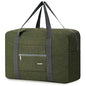 For Spirit Airlines Personal Item Bag Foldable Travel Duffel Bag Tote Carry on Luggage Duffle Overnight for Women and Men - color: 1112-Thick Series Army Green