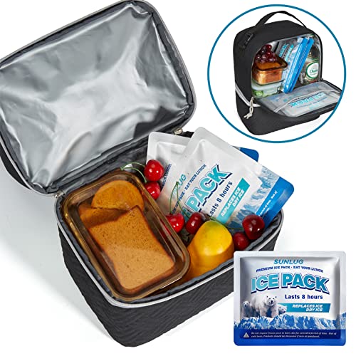 Cooler Ice Packs Reusable Ice Packs for Coolers Long Lasting Freezer Packs for Cooler Bag, Lunch Bags, Cooler Backpacks - color: 2 Pack - Lunch Box Ice Packs