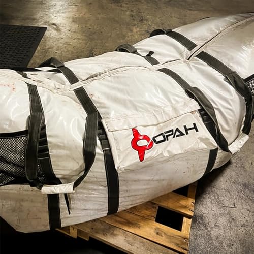 Opah Gear Fathom 7 Insulated Fish Kill Cooler Bag for Cow Tuna, 82' L x 30' W x 36' H, Heavy Duty, Marine-Grade Vinyl, UV Resistant, Camping & Fishing - style: Fathom 7 - 82'l X 30'w X 36'h