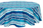YiHomer Indoor Outdoor Tabletop for Spring Summer Decorations, Picnics and Dinner Parties - Stain and Water Resistant, Crayon Art (Ocean), Tablecloth, 60" Round - size: 60" (Round)