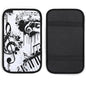 Universal Car Armrest Cover Abstract Music Note Piano, Soft Comfort Cushion for Auto Center Console, Handrail Box Mat, Fit for Most Cars - color: Picture (61)