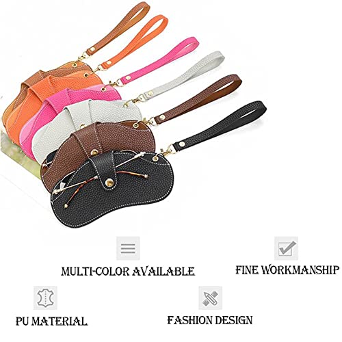 Glasses Case Holder Portable Slim Sunglasses Pouch Soft Eyeglasses Bag Eyewear Sleeve For Women Men - color: Black