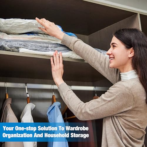 Vacuum Storage Bags, Space Saver Vacuum Seal Storage Bags 35-Pack Sealer Bags for Clothes, Clothing, Bedding, Comforter, Blanket (35C) - size: 35-COMBO