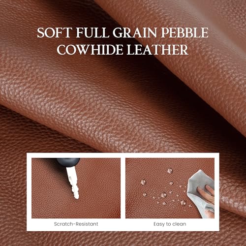 befen Genuine Leather Crossbody Bags for Women Medium Purse with Built in RFID Wallet Womens Soft Cross Body Purse - color: Brown