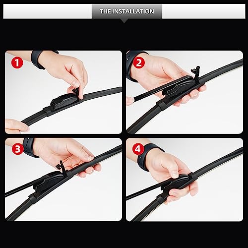 Replacement for Chevrolet Equinox 2025 2026 Rear Windshield Wiper Blade and Arm Assembly-All-weather Back Window Wiper Arm Blade Complete Set - size: For Chevrolet Equinox 2025-2026