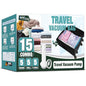 Travel Vacuum Bags with Electric Pump, Vacuum Travel Bags for Luggage and Suitcase, Combo 15 Pack - size: 15-combo