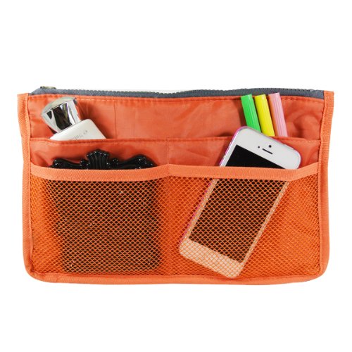 Wrapables® Unisex Bag Insert Organizer, Travel Bag Organizer - Coral - color: Coral