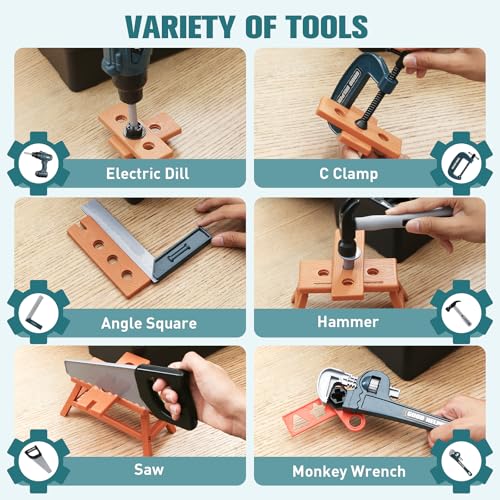 Kids Tool Box–Zealous 48 PCS Pretend Play Tools Toys for Toddler,Electric Drill Kids Tool Kit for Boys & Girls Ages 3-8 Years Old, Construction Tool Kit Playset for Boys - style: B-Kids Tool Box