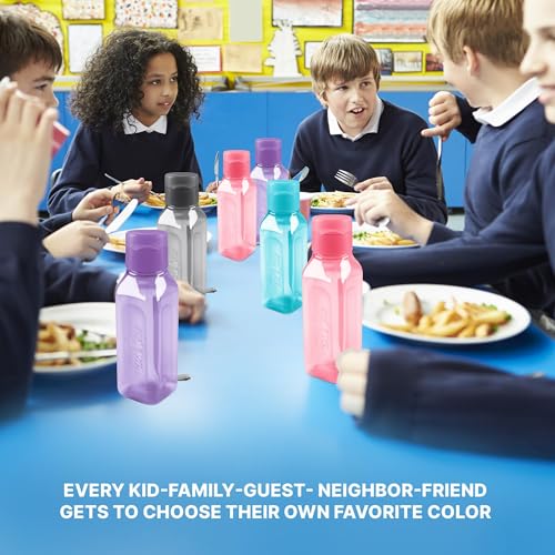 MILTON Travel Water Bottle – 1Pcs Reusable Sports Bottle with Easy Open Close Lid and Leakproof Neck – Food Grade Plastic Water Bottles for Adults and Kids, School, Gym - color: Blue