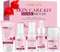 Skin Care Set for Women Teens W/Korean Snail Mucin Extract,5 Pcs Anti Aging Skincare Set, Moisturize, Repair, Soothe, Hydrate, Glass Skincare Kit,Self Care Gifts for Women Mother Mom Wife Teenage Girl - size: 5 PCS SET