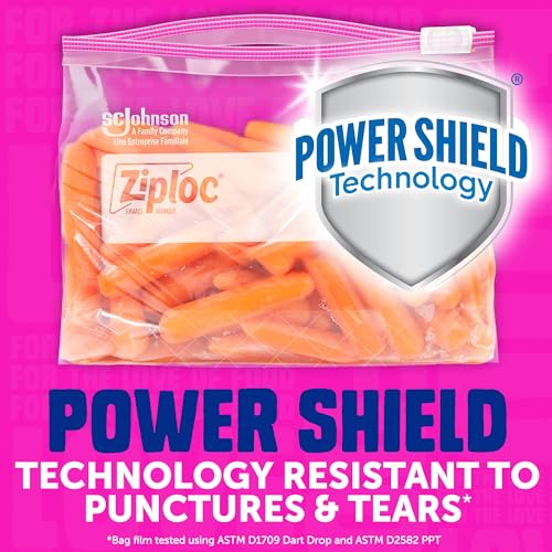 Ziploc Gallon Food Storage Slider Bags, Durable, 18 Count - size: 18 Count