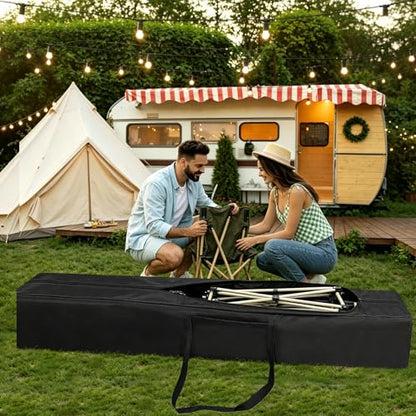 COOLBEBE 83" x 16" x 12" Extra Large Tent Storage Bag - 260L Heavy Duty Waterproof Duffle Bag for Tent Poles, Canopy, Hammock, Tripod, Fishing Gear, Sports Equipment & Outdoor Moving, Black - size: 83"x 16"x 12"