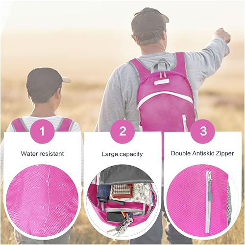 35L Foldable Waterproof Backpack For Outdoor Sports Travel Inside Wet Clothes Compartment Packable For Multiple - color: 1fushai