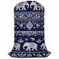 Swono Elephant Laundry Bag Large Heavy Duty Laundry Backpack with Adjustable Drawstring Closure Tribal Ethnic Animal Paisley Flower Lotus Laundry Hamper for Traveling Dirty Clothes Organizer - color: Elephant