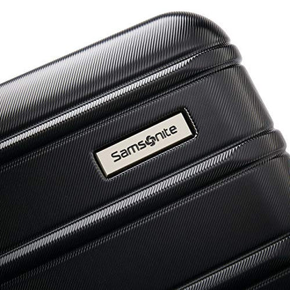 Samsonite Omni 2 28-Inch Large Checked Hardside Luggage with 360° Spinner Wheels - Scratch Resistant Hardshell - TSA Lock - Expandable Polycarbonate Shell for Lightweight Travel - Midnight Black - color: Midnight Black, size: Checked-Large Spinner