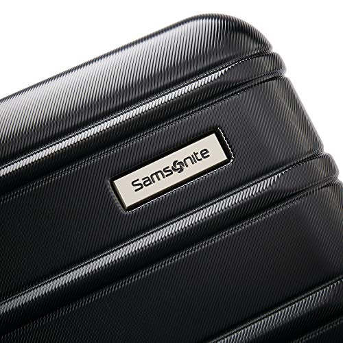 Samsonite Omni 2 Hardside Expandable Luggage with Spinner Wheels, PRO 2PC SET (CO/M), Midnight Black - color: Midnight Black, size: 2-Piece Set (Carry-on PRO/Medium)