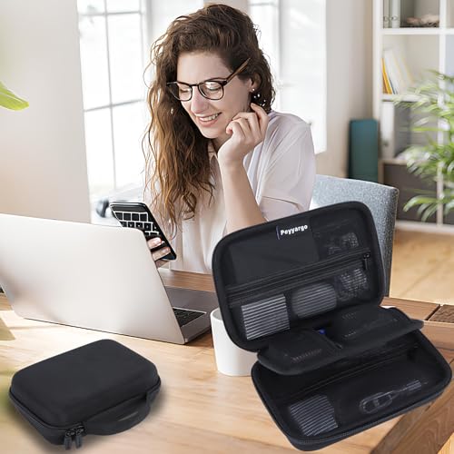 Electronic Organizer Travel Case for MacBook Power Adapter Chargers Cables Tech Organizer Hard Drive USB Flash Disk SD Card Cord Portable Electronics Accessories Bag