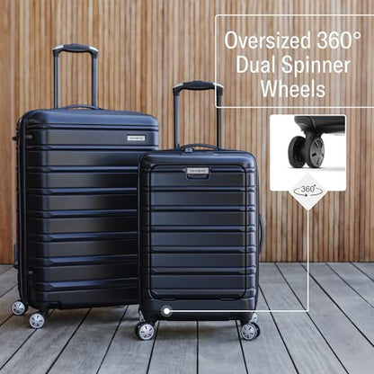 Samsonite Omni 2 28-Inch Large Checked Hardside Luggage with 360° Spinner Wheels - Scratch Resistant Hardshell - TSA Lock - Expandable Polycarbonate Shell for Lightweight Travel - Artic Silver - color: Arctic Silver, size: Checked-Large Spinner