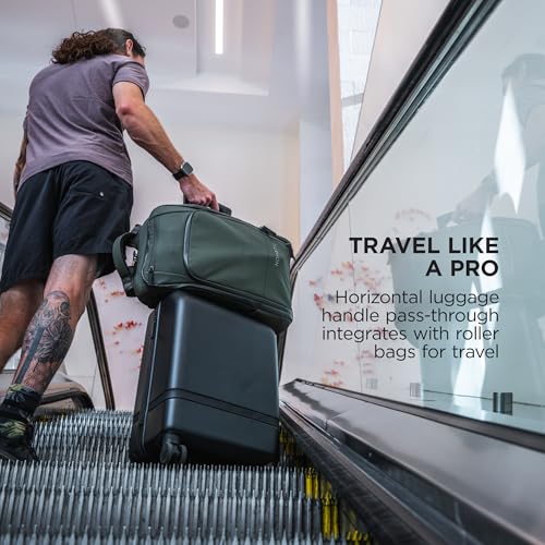 NOMATIC 20L Travel Pack - Mens Travel Backpack - Expandable to 30L - Water Resistant Daypack - TSA-Ready - Lightweight Business Traveling Backpack for Men - 16" Laptop Compartment - color: Olive, size: 20L
