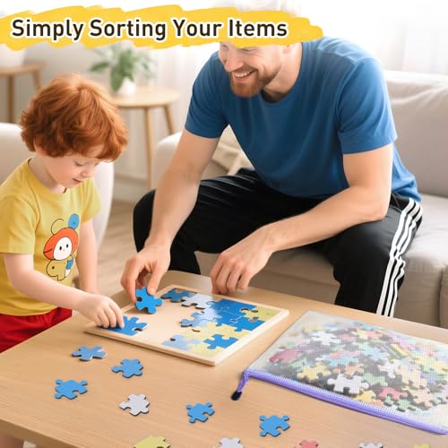 30pcs Mesh Zipper Pouch Bags, 8 Sizes Plastic Zippered Storage Bags for Organizing, Clear Pouches with Zipper, Waterproof Mesh Pouch for Office School Supplies, Home Organize, Travel Storage - style: 30pcs