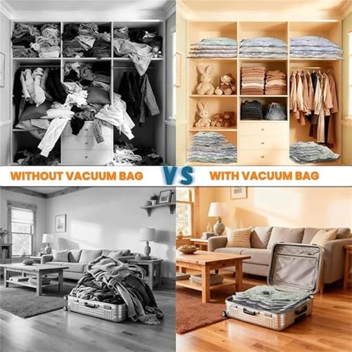 Rhona Travelvac Pro, Rhona Travel Vac Pro, Vacuum Storage Bags With Electric Pump For Travel, Space Saver Bags For Clothes, Blankets, Bedding, And Seasonal Home Organization (9 Bags + Pump) - color: 9 Bags + Pump