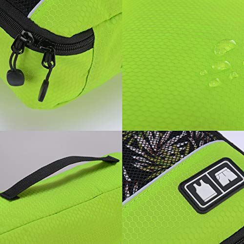 Packing Cubes Luggage Bags Organizer Durable Travel Accessories With Clothing Label - color: 8 set - Rose/Green