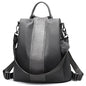 PINCNEL Women Backpack Purse Waterproof Nylon Anti-theft Rucksack Lightweight Shoulder Bag - color: Gray, size: Medium