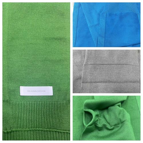 WaJuemy Women's Sweater Shawl Wraps Sleeves Knitted Collar Sweater Scarf Top Casual Lightweight Shoulder Cape Accessories - color: 08 Green X